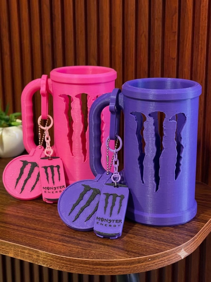 Porta-lata personalizado em impressão 3D